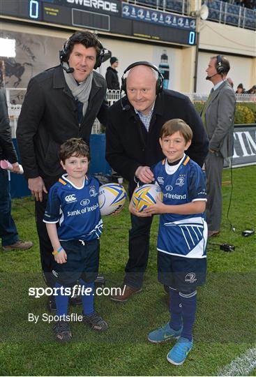 Mascots at Leinster v Ulster - Celtic League 2012/13 Round 19