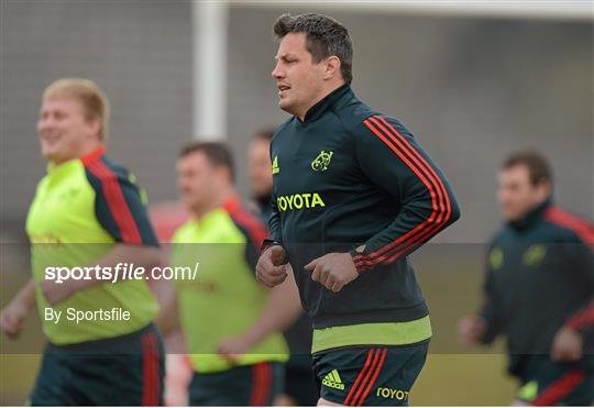 Munster Rugby Squad Training - Tuesday 9th April 2013