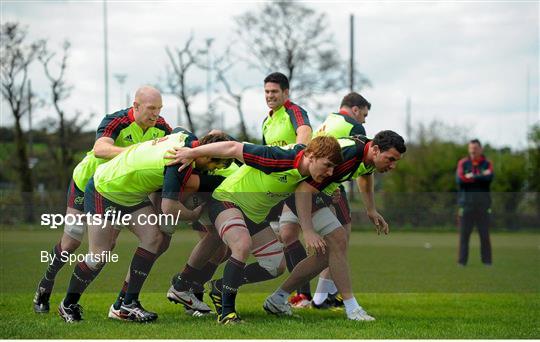 Munster Rugby Squad Training - Tuesday 30th April