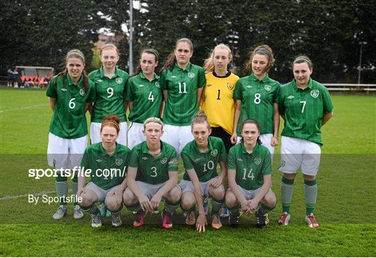 Republic of Ireland v Belgium - Women's U16 Development Tournament