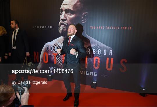 Conor McGregor: Notorious Film Premiere