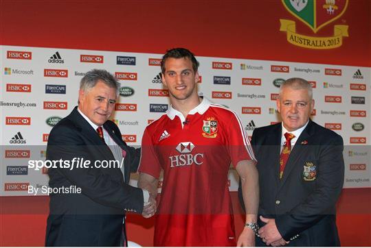 2013 British & Irish Lions Team Announcement