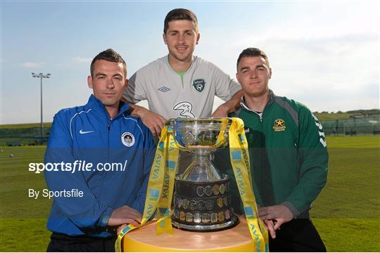 FAI Junior Cup Final in association with Umbro and Aviva Captains Photocall